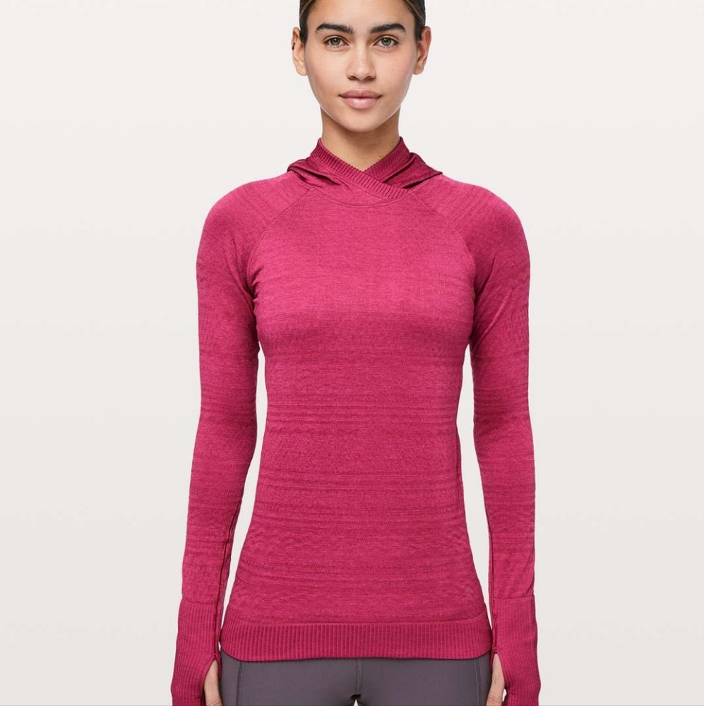 Lululemon Rest Less Hoodie Violet Red / Violet Red
